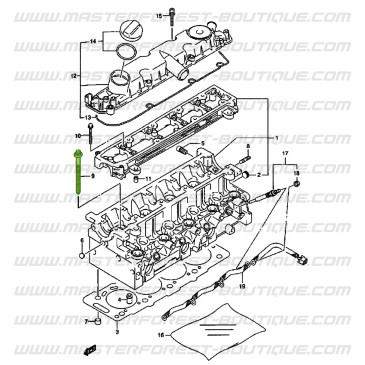 Kit 10 viti della testata per Suzuki Santana Vitara 2.0 HDI.