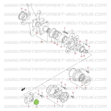 Tappo del membro di trasmissione Suzuki Santana Vitara