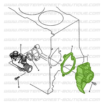 Bomba de agua Suzuki Santana Vitara 1.9 TD
