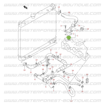 Thermostat Suzuki Santana Vitara essence