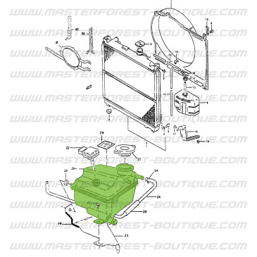 Vaso de expansión – Suzuki Santana Vitara Diésel