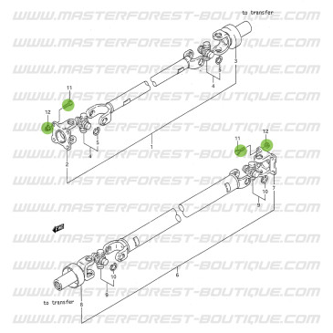 Antriebswellenschraube M10 Suzuki Vitara