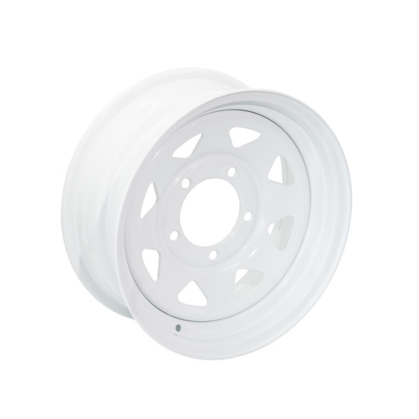 White OFFROAD triangular steel wheel rim 6x16'' Suzuki Santana White OFFROAD triangular steel wheel rim 6x16'' Suzuki Santana