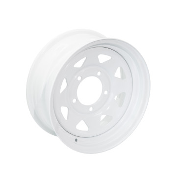 Cerchione triangolare bianco 7x15" 4x4 Suzuki Santana