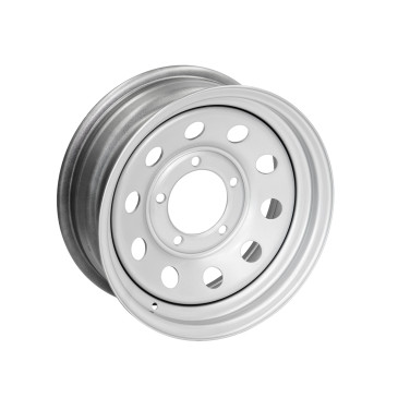Cerchione modulare grigio argento 7x15" 4x4 Suzuki Santana