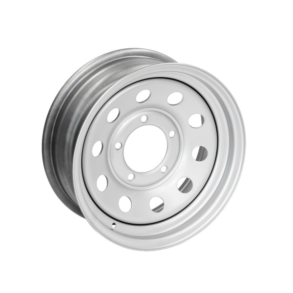 Cerchione modulare grigio argento 7x15" 4x4 Suzuki Santana