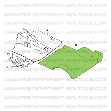 Carpete traseiro para Suzuki Santana Samurai chassi curto