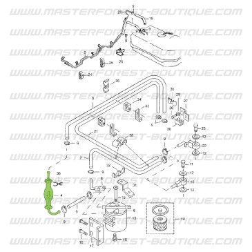 Dieselpumpe (Handpumpe) für Suzuki Santana Samurai 1.9 D