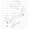 XXXBEN Agrafe de fixation pour garde boue Suzuki Jimny