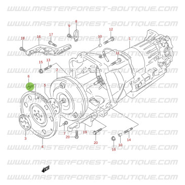 Flywheel bolt for Suzuki Vitara with automatic transmission