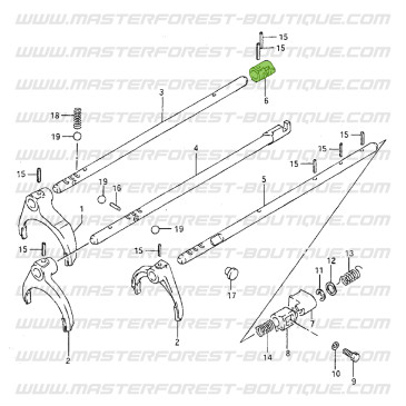 Boccola del selettore del cambio per Suzuki Santana Samurai