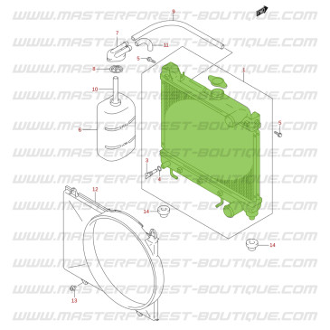 Radiateur Suzuki Jimny essence
