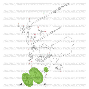 Kit embrayage Suzuki Jimny essence