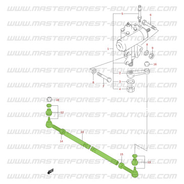 750 mm Spurstange für Suzuki Jimny