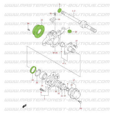 Kit de reparación de juntas Suzuki Jimny