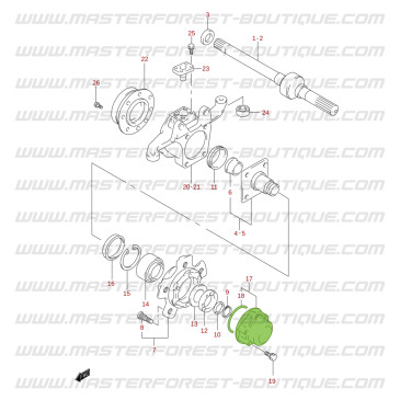 Suzuki Santana Jimny automatic clutch release hubs before 2005