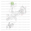 Silenzioso di scarico per Suzuki Jimny 4x4 benzina (1998-2018) con motore M13A