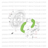 Brake shoes, Suzuki Santana Jimny