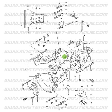 Rubber gearbox plug for Suzuki Santana Samurai