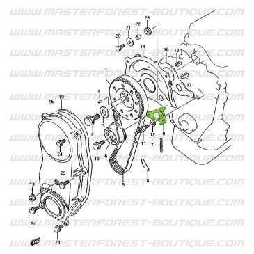 Placa de tensión de la correa de distribución para Suzuki Santana Samurai 1.3 8 válvulas