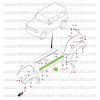 Protezione sottoporta sinistro Suzuki Jimny 2018-