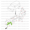Front right fender flare, Suzuki Jimny 2018-