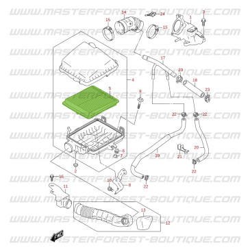 Luftfilter Suzuki Jimny 2018–