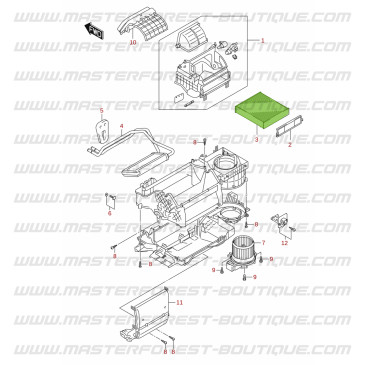 Pollenfilter für SUZUKI JIMNY 2018-