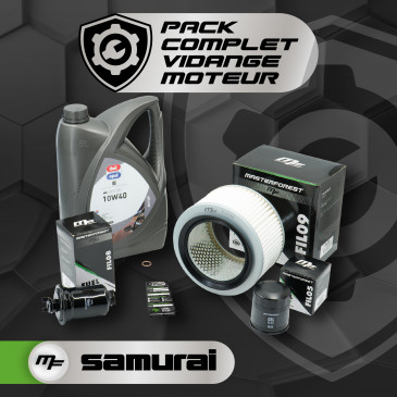 Kit completo de cambio de aceite motor Suzuki Santana 413 inyección