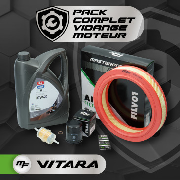 XXXELI Pack complet vidange moteur Suzuki Santana Vitara 1.6L 8 soupapes carburateur