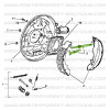 Système de rattrapage arrière droit pour tambour 228mm