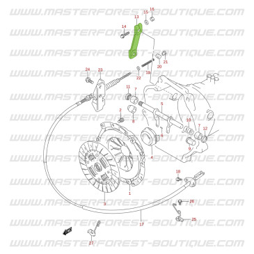 Kupplungsgabelhebel – Suzuki Santana Vitara 1.6