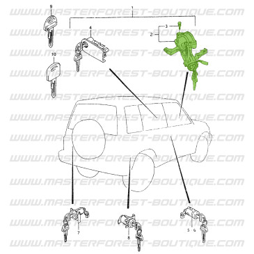 Zündschloss Suzuki Santana Vitara HDI