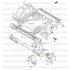 Agrafe de fixation embout de pare-chocs arrière Suzuki Santana Samurai