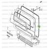 copy of Rear soft top door hinge, Suzuki Santana Samurai