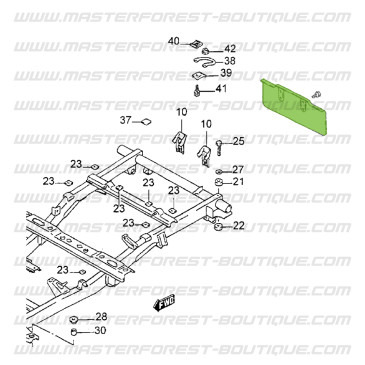 Support de plaque d'immatriculation Suzuki Santana Samurai