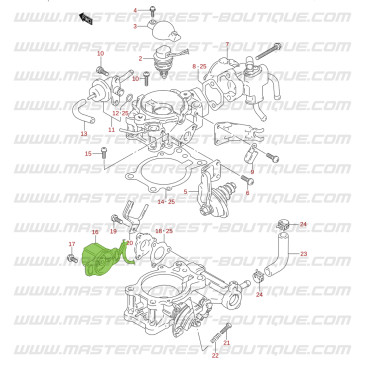 Capteur de position Suzuki Santana Vitara 1.6 Injection monopoint