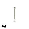 Gearbox housing screw for MF WR9500 winch