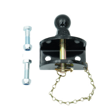 Mixed coupling, ball joint and coupling ring.