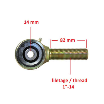 2 1/2" Forged flex joint, to screw