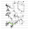 XXXBEN Durite entre tube d'eau et radiateur de chauffage Suzuki Santana Samurai 413 16S