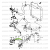 XXXBEN Durite entre robinet de chauffage et radiateur de chauffage Suzuki Santana Samurai 413 16S
