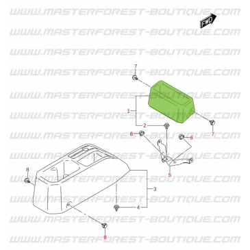 Guantera central Suzuki Jimny 2018-