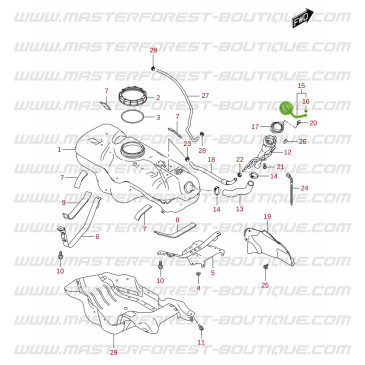 Bouchon de réservoir Suzuki Jimny 2018-