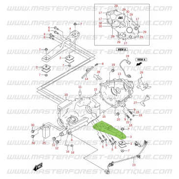 Support boite de transfert gauche - Suzuki Jimny 2018-