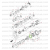 XXXBEN Bague de synchro arbre avant boite de transfert Suzuki Jimny 2018-