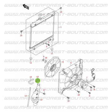 Coolant reservoir cap – Suzuki Jimny 2018-