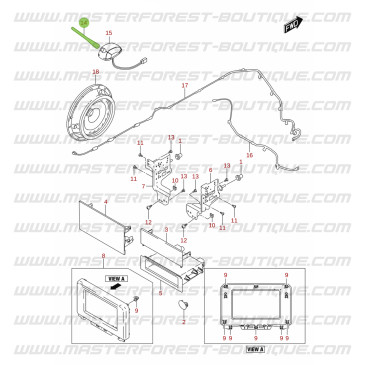 Antenne radio courte - Suzuki Jimny 2018-