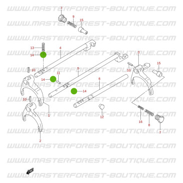 Gearbox locking ball Suzuki Santana Jimny (1998–2018)