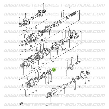 Seeger cambio 22 mm – Suzuki & Santana Samurai (cambio 5 marce)